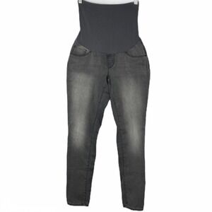 OH Baby by Motherhood Gray Maternity Skinny Jeans Size Medium